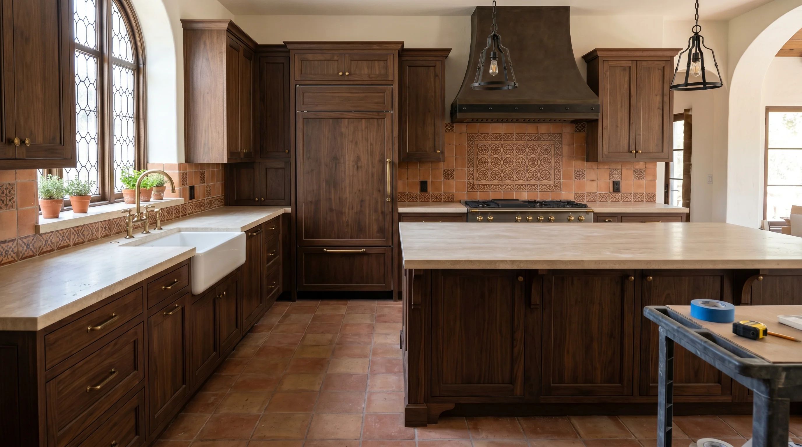 Lake Worth kitchen remodeling installation in progress with cabinetry and stone countertops