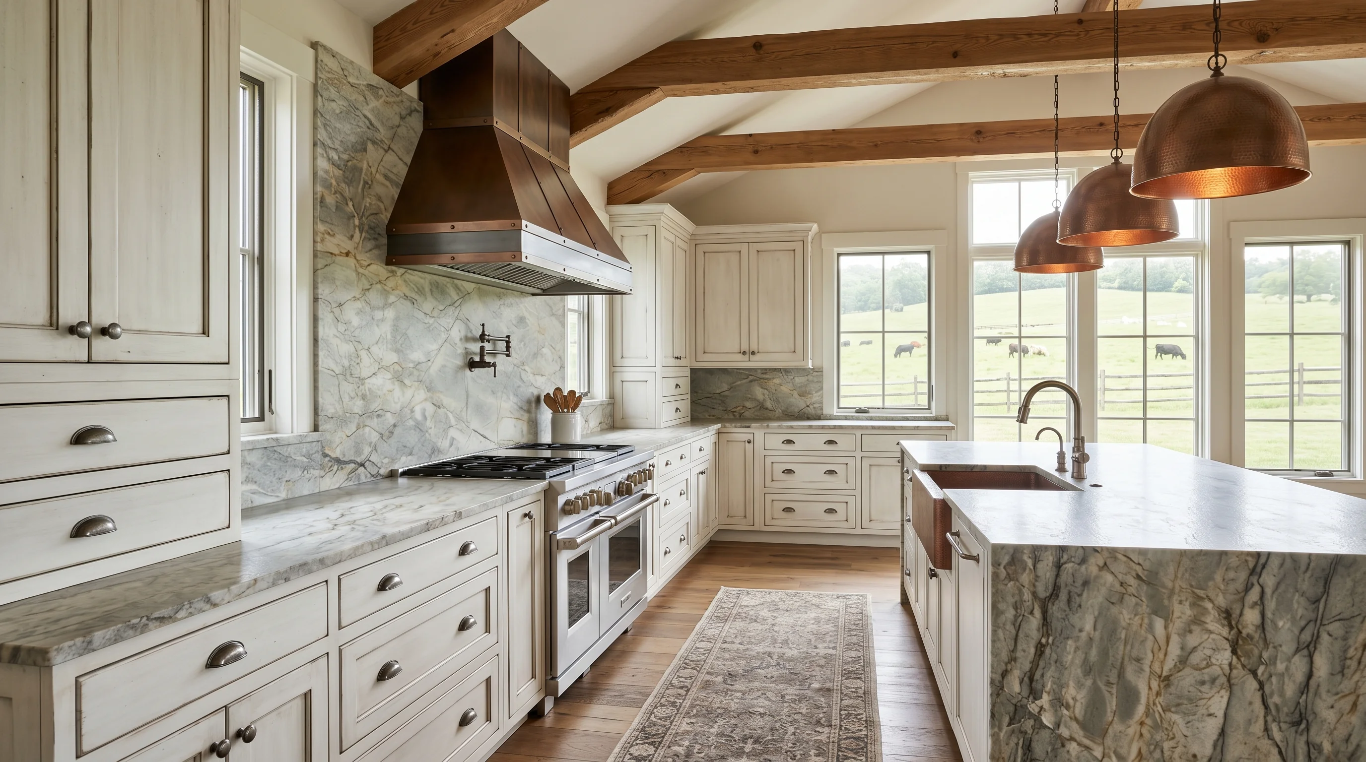 Two-tone Loxahatchee Groves kitchen showing scope of remodel investment