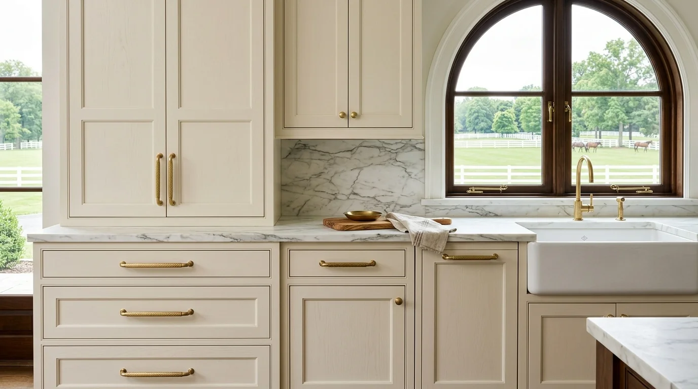 Wellington kitchen remodeling installation in progress with cabinetry and stone countertops