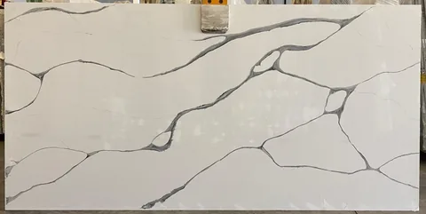 Calacatta Arabescato quartz slab