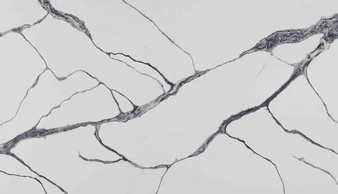 Calacatta BlackThunder quartz slab