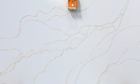 Calacatta Gold Vein quartz slab