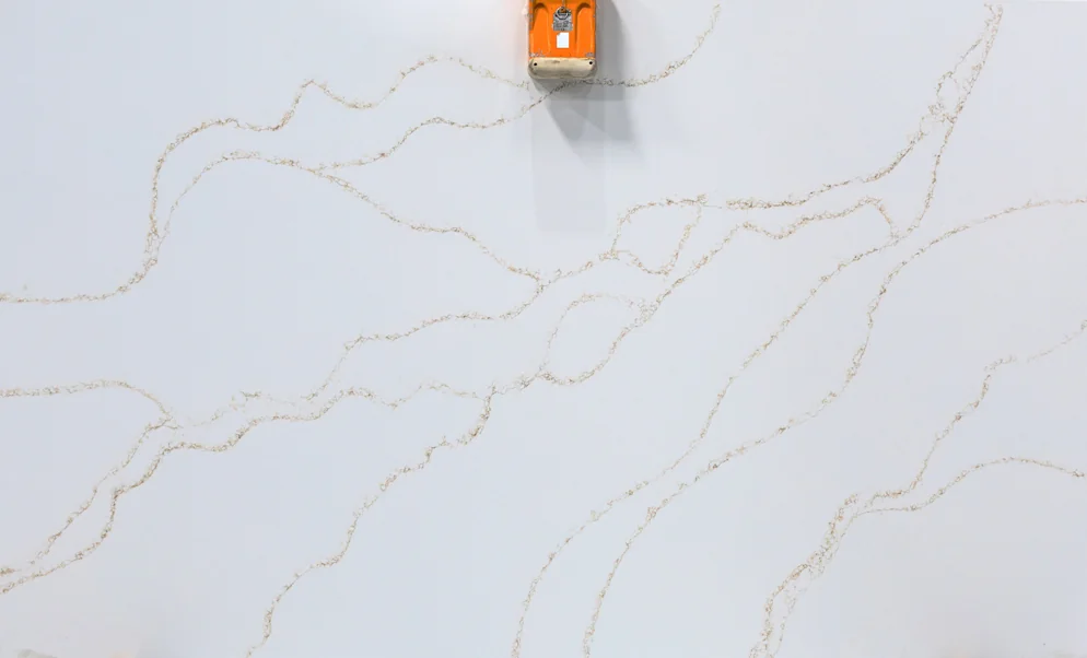 Calacatta Gold Vein quartz slab