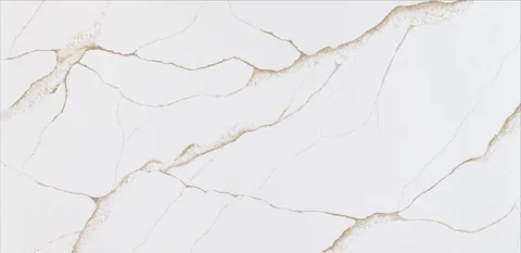 Calacatta Goldstream quartz slab