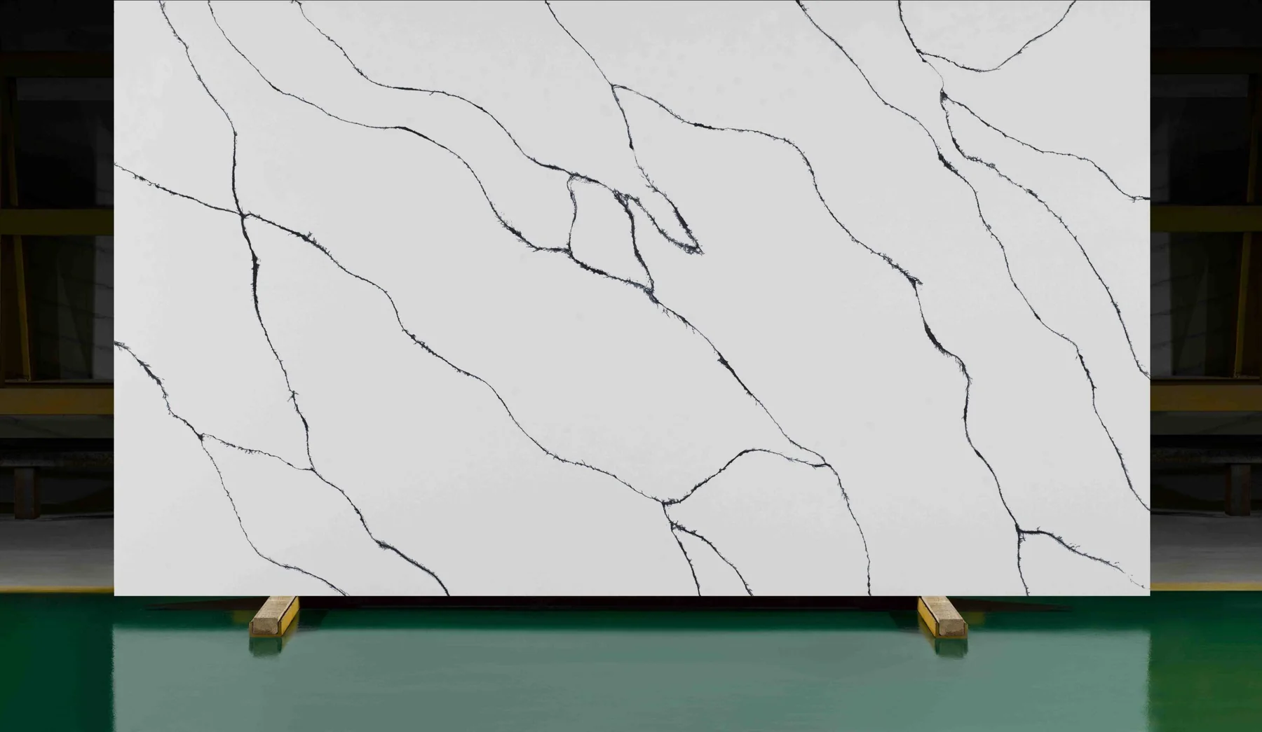 Calacatta Lincoln Dark quartz slab