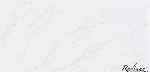 Calacatta Magnifico Radianz quartz slab