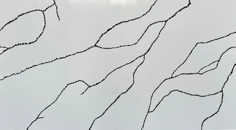 Calacatta Midnight quartz slab