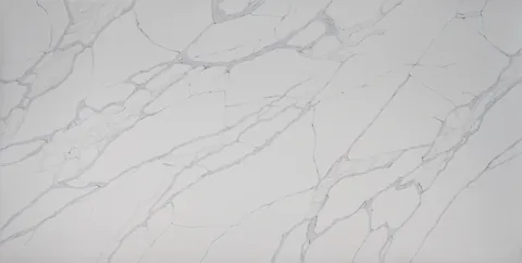 Calacatta Stratus quartz slab