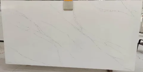Calacatta Valley Grey quartz slab