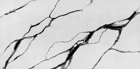 Calacatta White Panda quartz slab
