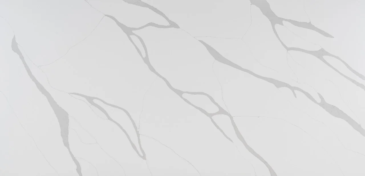 Cosmos Calacatta Grey quartz slab