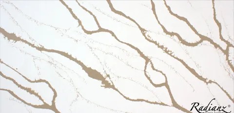 Excelsior Gold Radianz quartz slab
