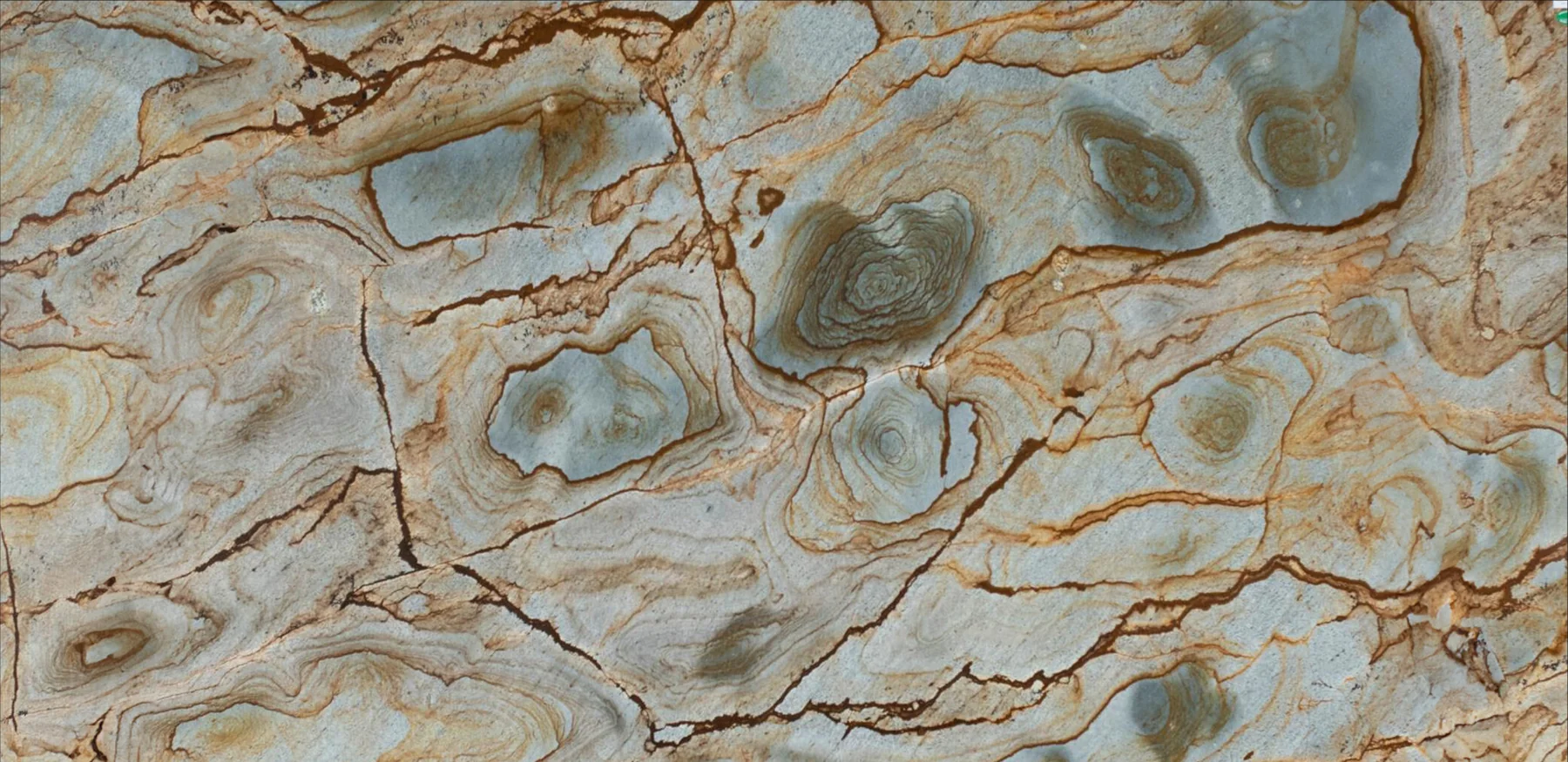 Blue Mare Quartzite 2CM quartzite slab