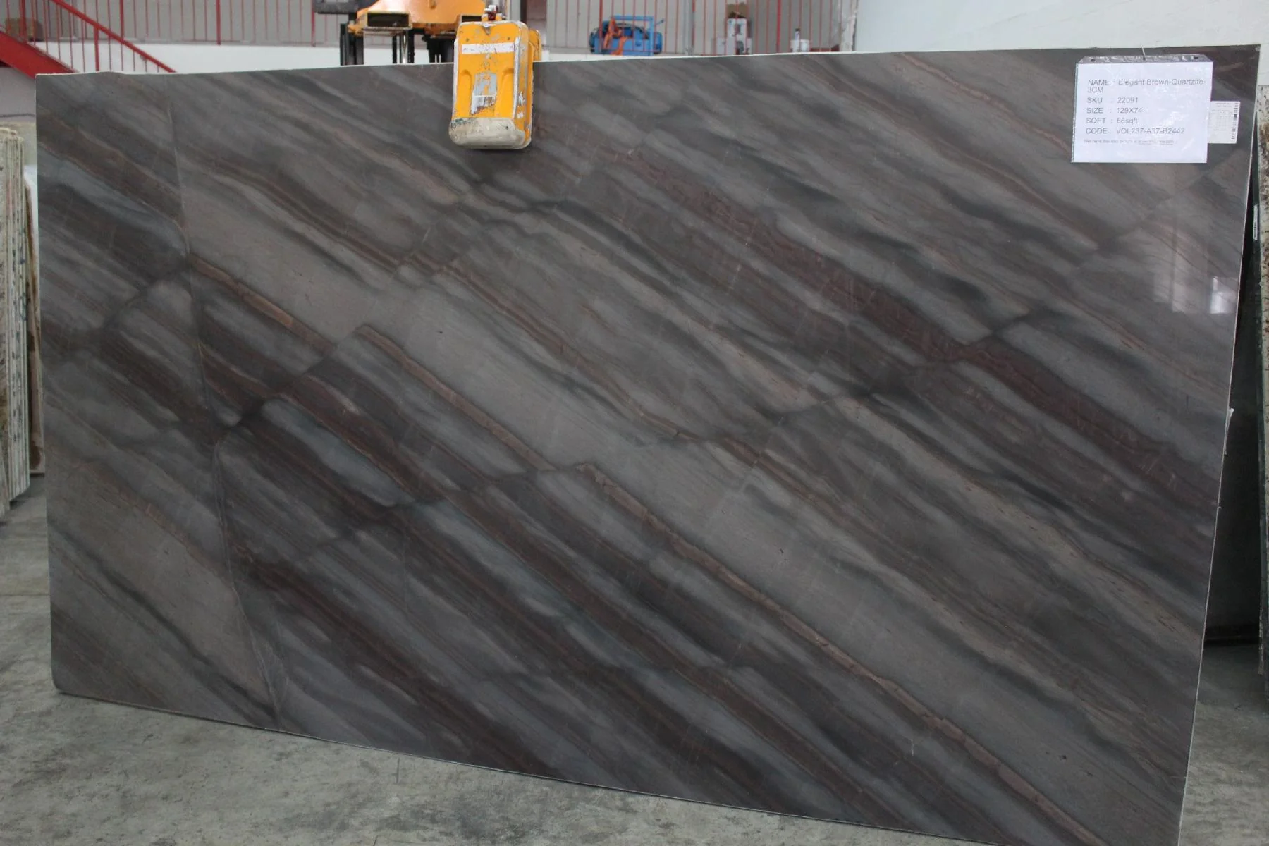 Elegant Brown Quartzite 3CM quartzite slab