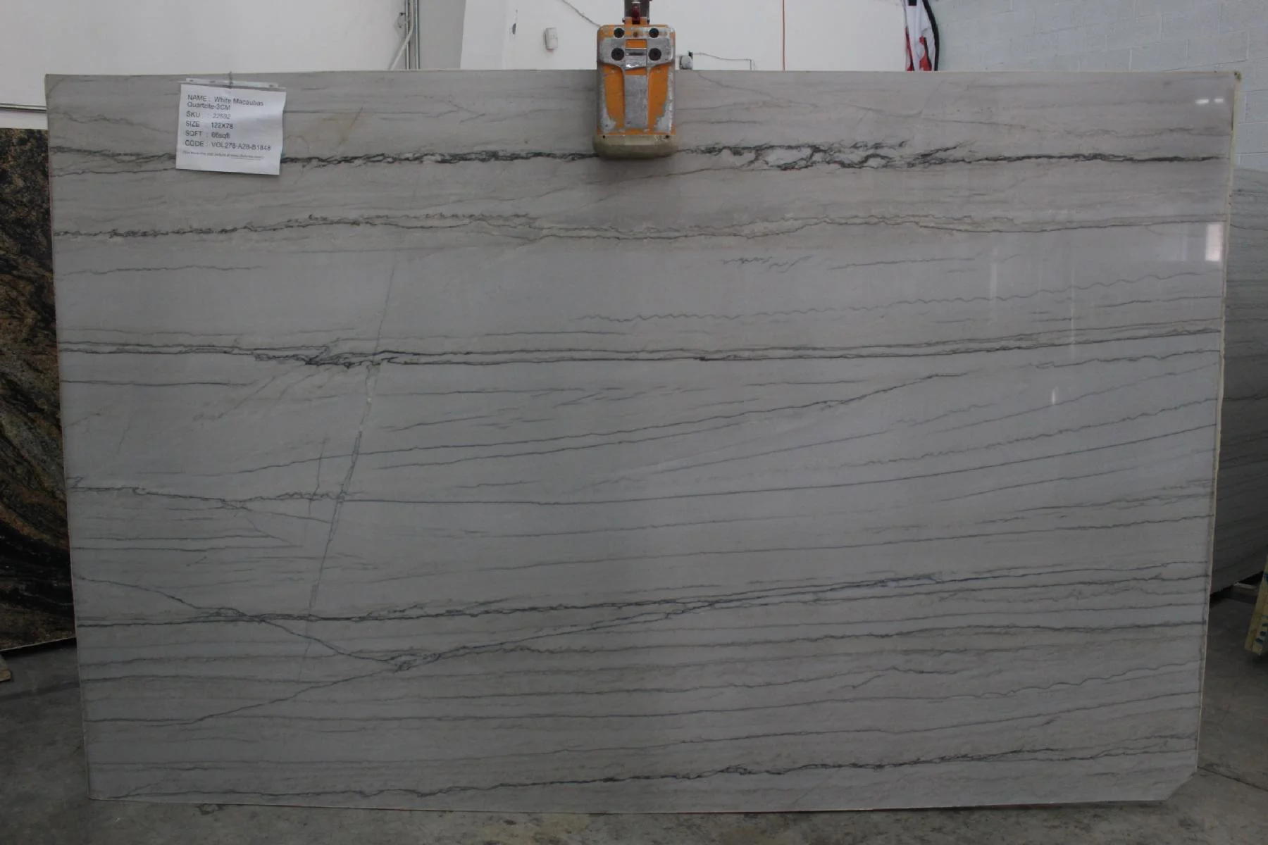 White Macaubas Quartzite 3CM quartzite slab